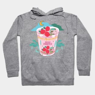 Nissin Ramen Cup Noodle Peony Flowers Pop Art Hoodie